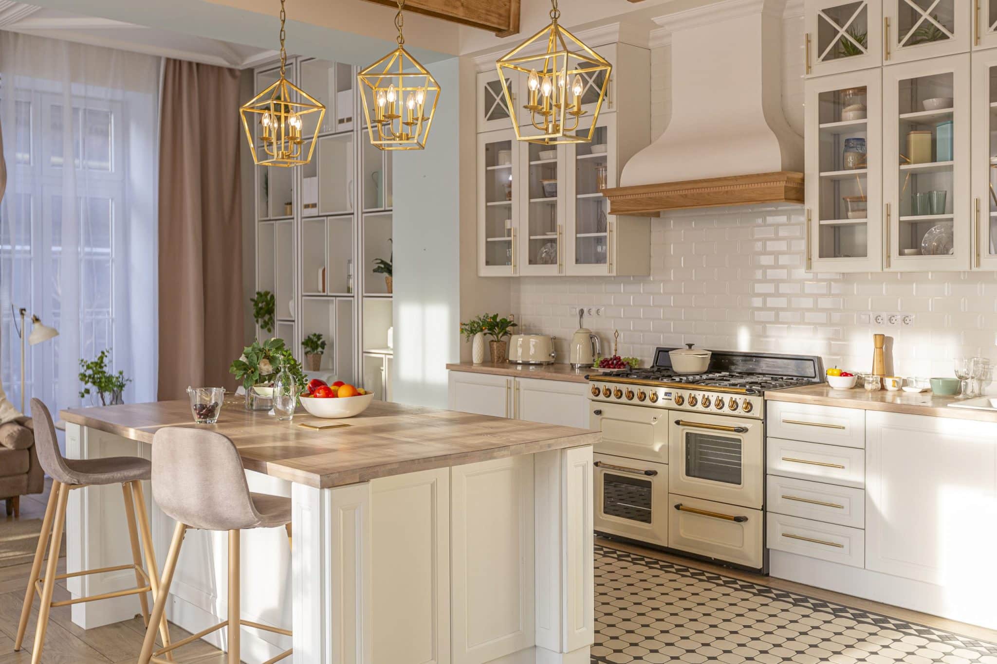 Rénovation de cuisine moderne à Rennes par KERDAR TRAVAUX